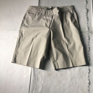 Dark Gray Stretch Bermuda Shorts